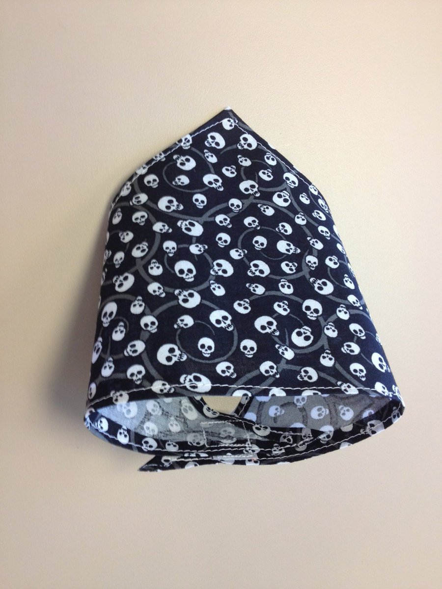 pawliciouspets's tweet photo. Halloween Skulls Bones Pet Bandana Dog Bandana - SIZE MEDIUM https://t.co/CxAHqKT11M #Etsy #BonesBandana https://t.co/5QQBMnZTsd