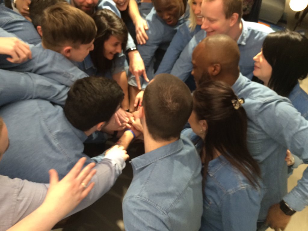 #O2ManchesterMarketSt team are fired up and ready to go. 💥