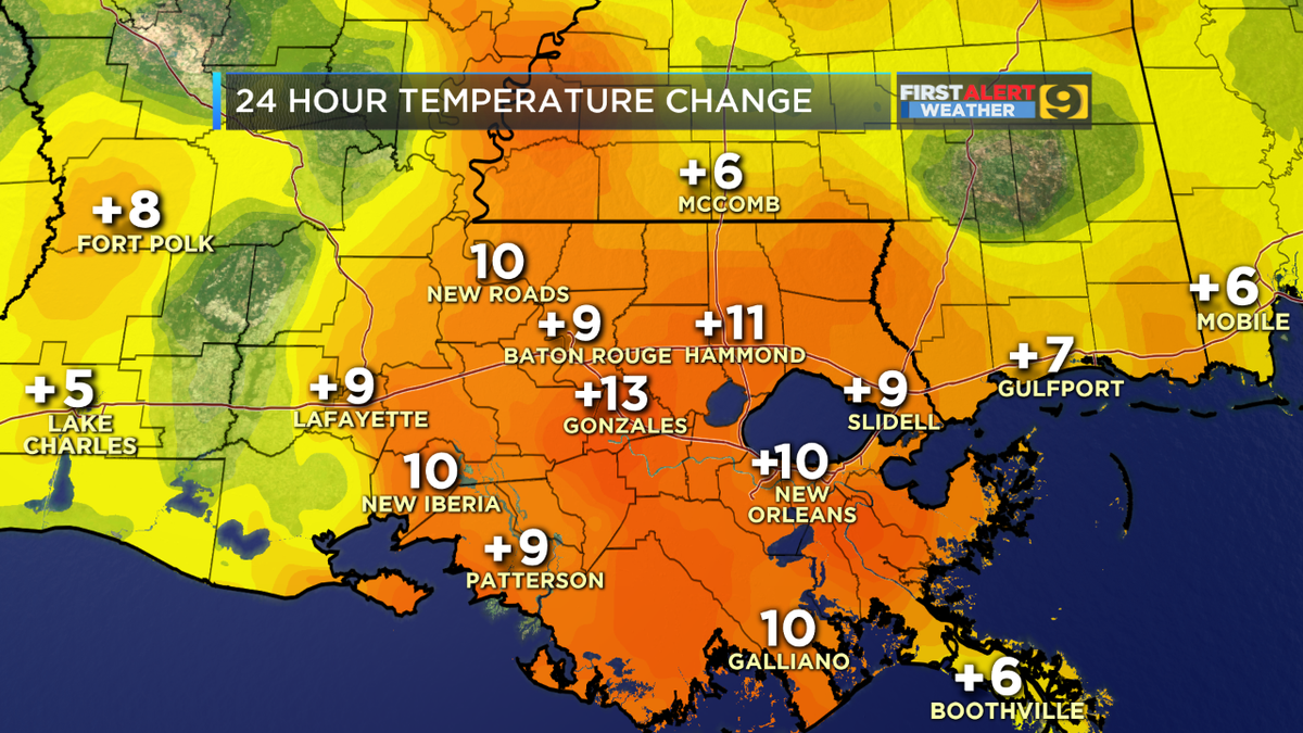 DianeWAFB's tweet photo. Temperatures headed "in the other direction" this AM! Still, plenty chilly; what's ahead today? Your forecast, 4:30 https://t.co/5WtgF0WvT9