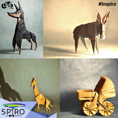 MTViSpiro's tweet photo. Madrid-based #origami enthusiast Gonzalo García Calvo knows the best use of paper. #InSpiro https://t.co/QYNxhWO0ij