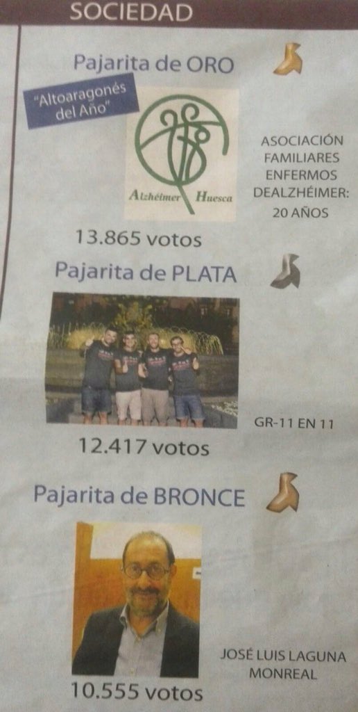 ¡Muchísimas gracias a todos por vuestros votos! Estamos encantados #altoaragonesesdelaño #plata <a href="/altoaragon/">Diario del Altoaragón</a>