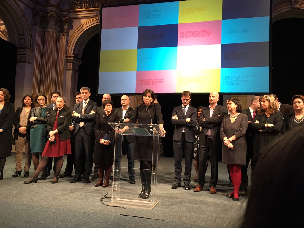 Denis_Baupin's tweet photo. "Notre ville a souffert mais reste plus que jamais fraternelle" @Anne_Hidalgo #directParis https://t.co/LbxqKqojHa