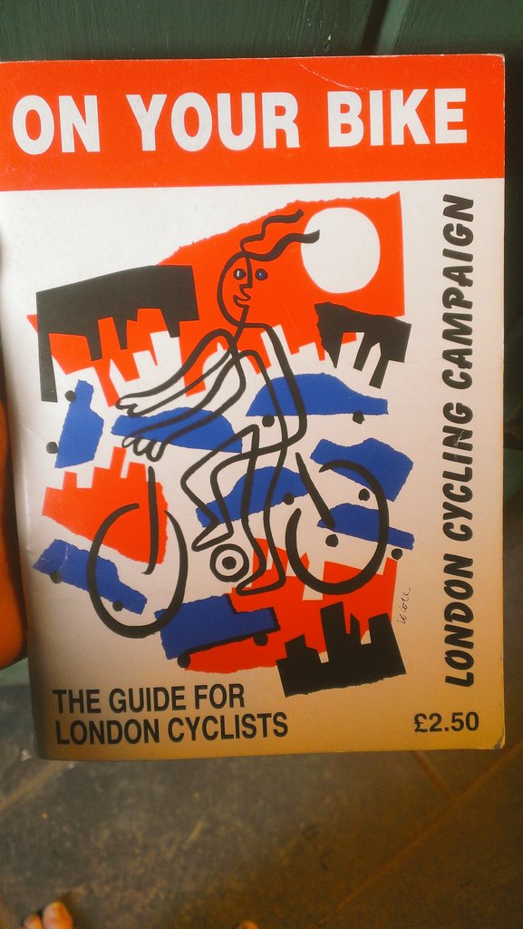 yellovelo's tweet photo. Found this in my local @oxfamgb 'On your Bike' by @london_cycling featuring @AlexeiSayle1  &amp; @SAVE_BC 
Good reading https://t.co/UzvP2lkiF5