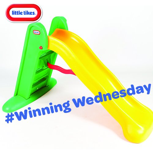 The first #WinningWednesday of 2016! Follow and RT to #WIN an Easy Store Large Slide! Winner announced tomorrow.