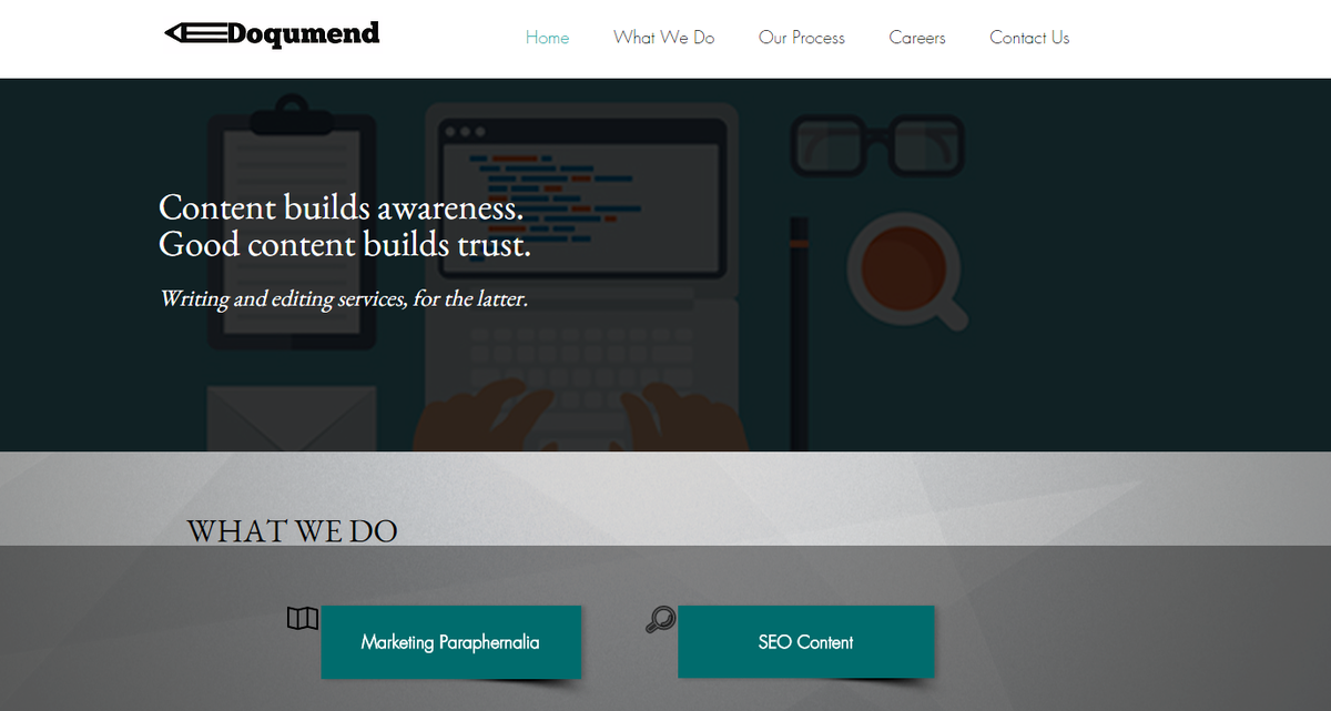 Doqumend.com has had a facelift. She's beautiful. If we may say so ourselves. #editing #digitalcontent