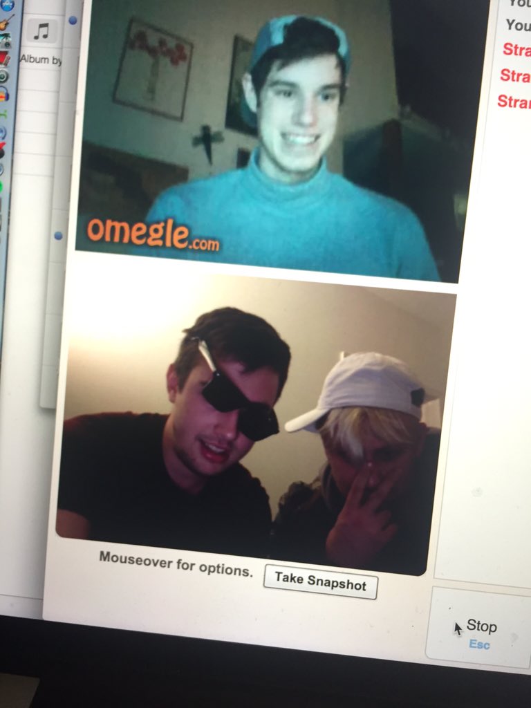 chriscomstock's tweet photo. Me and @KayzoMusic finding true love on omegle https://t.co/ORMOvW4eim