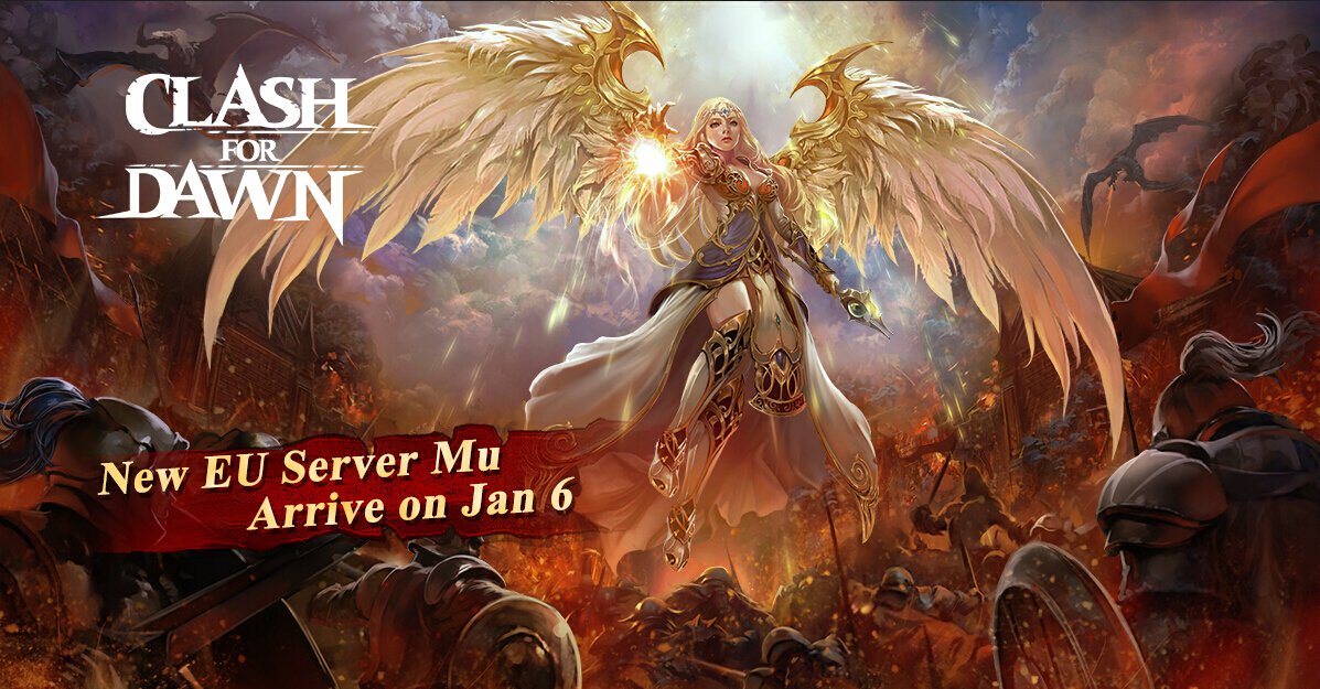 ClashforDawn's tweet photo. New Europe Server Mu has launched now! https://t.co/Bwi3VukkZX