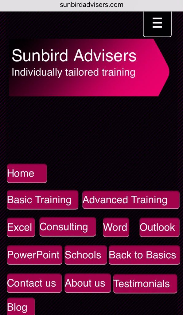 @ManuelSwadenNW6 Need Microsoft Training?Word? 
Outlook?Excel?PowerPoint?Great local firm sunbirdadvisers.com