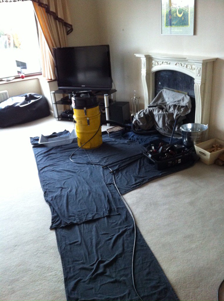 EliSweep's tweet photo. Cream carpets...no problem, I'm a cream carpet specialist. Give me a call to book a professional chimney sweep. https://t.co/EtA62BbBK4