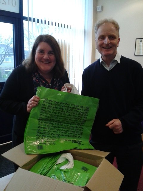 Our 5 Lane Ends funeral home donated 200 Co-op Food bags to <a href="/BfdNEfoodbank/">BradfordNth Foodbank</a> to hand out their food parcels in