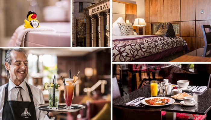 HastingsHotels's tweet photo. ⭐️ BELFAST HOTEL OFFER⭐️ overnight stay @europahotel, cocktail &amp; breakfast from £85 visit https://t.co/QSahHDiyfm https://t.co/y9jPISl4VU