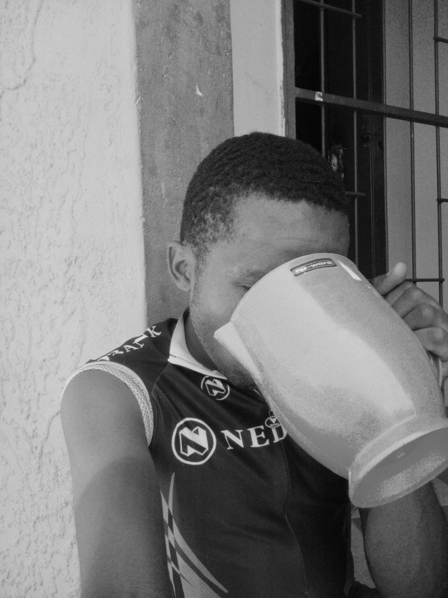 seibebraul's tweet photo. After 5hr ride putting more water in the engine!! #Nedbank https://t.co/1IXc6JXvdj