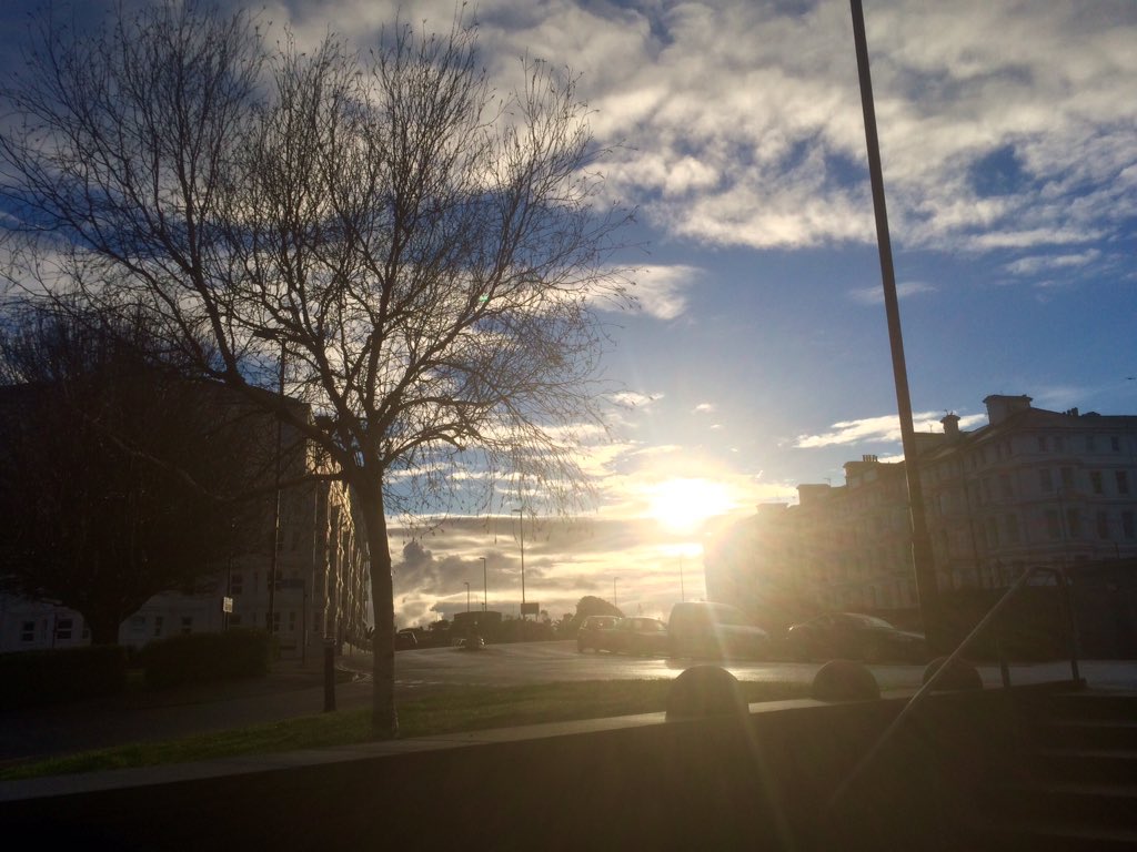 Yes! The rain has finally stopped &amp; we have some lovely sunshine in Eastbourne! A winter walk, anyone?