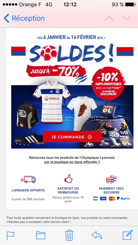 Flapy49's tweet image. Comment m&apos;insciter a acheter @OL #TeamOL #OLWEB #Soldes