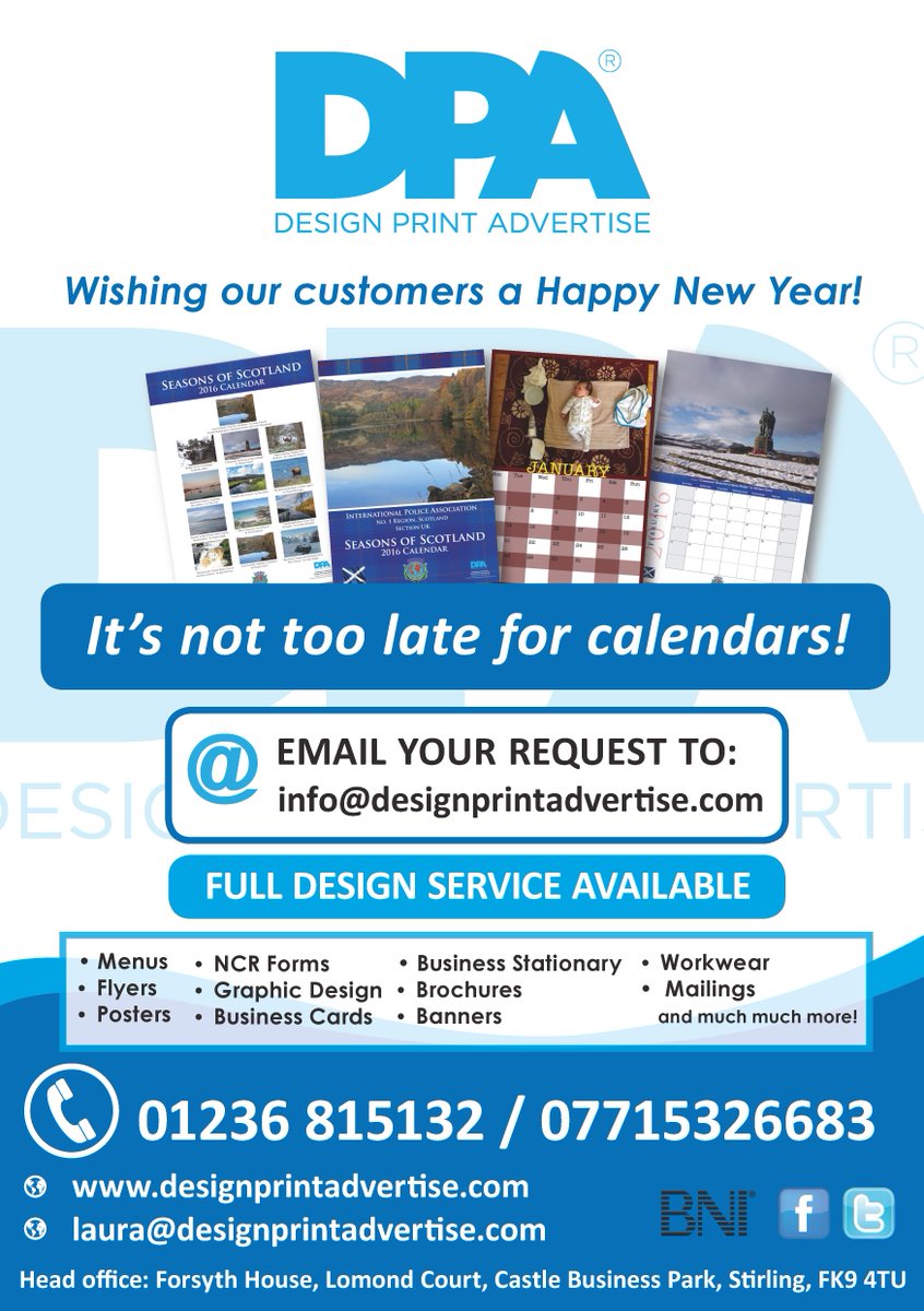 DesignPrintAdvertise (@dpastirling) on Twitter photo 