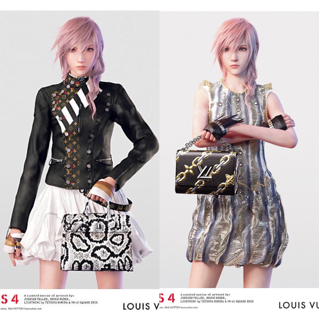 Final Fantasy XIII's Lightning now models for Louis Vuitton