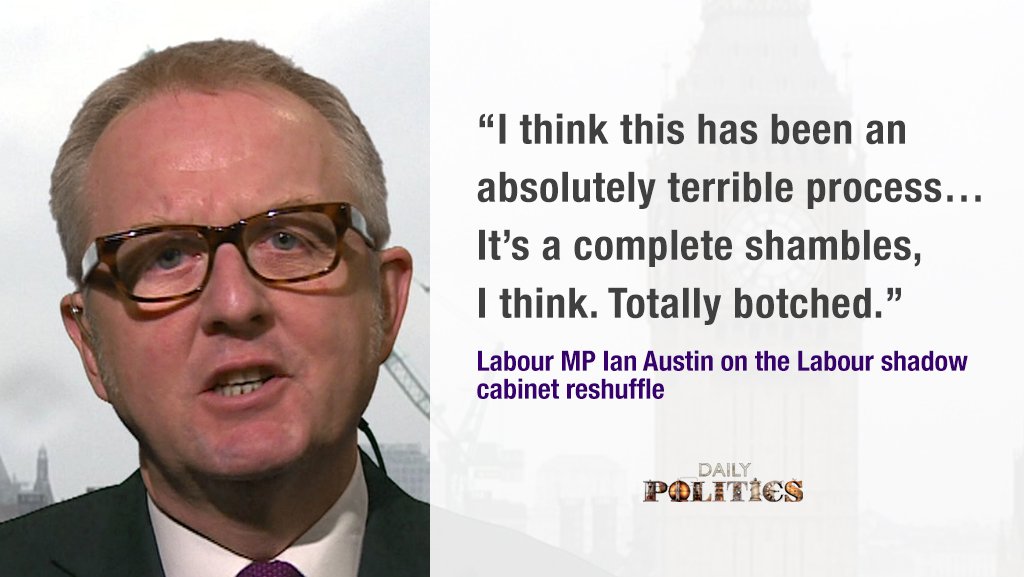 Speaking To Afneil Labour S Ianaustinmp Reveals His Thoughts On