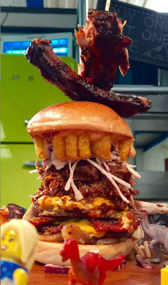 AlmostFamousGN's tweet photo. The Jurassic Pork will be available this Friday until 31st January! https://t.co/2FXXIjQPlA