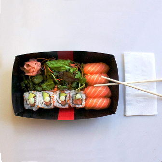 Happiness this lunchtime is Sushi from <a href="/MoriSushiUK/">Mori-Sushi-London</a> mori.uk.com