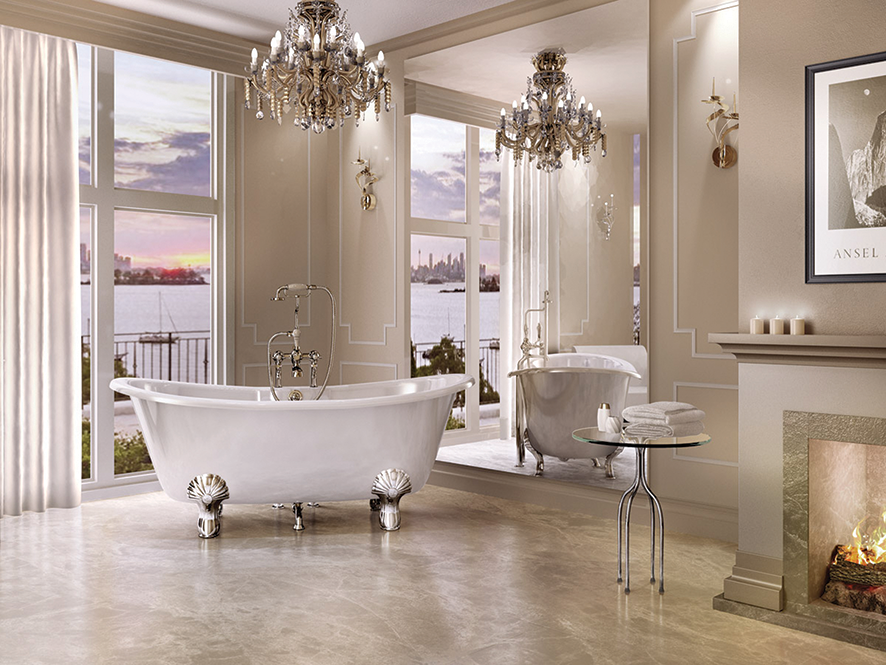_EclecticHome's tweet image. Up the glitz &amp;amp; glam in your bathroom with our top tips, plenty of inspiration: buff.ly/1OzwFGL #homedecor