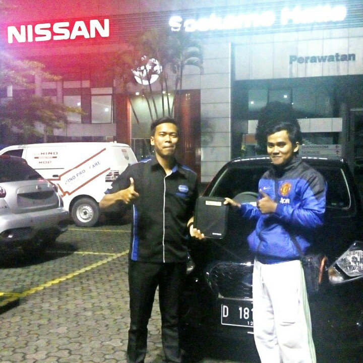 Pengambilan unit Datsun Go+ T Option Black atas nama Widdy Nugraha, pada tanggal 06-01-2016.