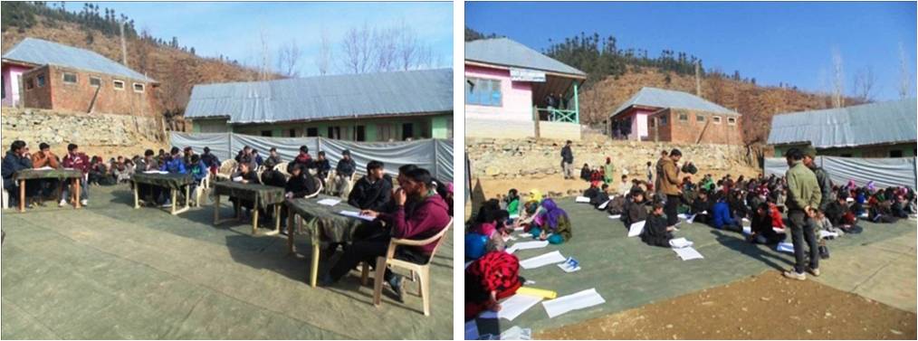 adgpi's tweet photo. #IndianArmy conducts health and awareness drive and drawing and debate competition at #Chowkibal, #ArmyDay2016 https://t.co/evS4R3KK1q
