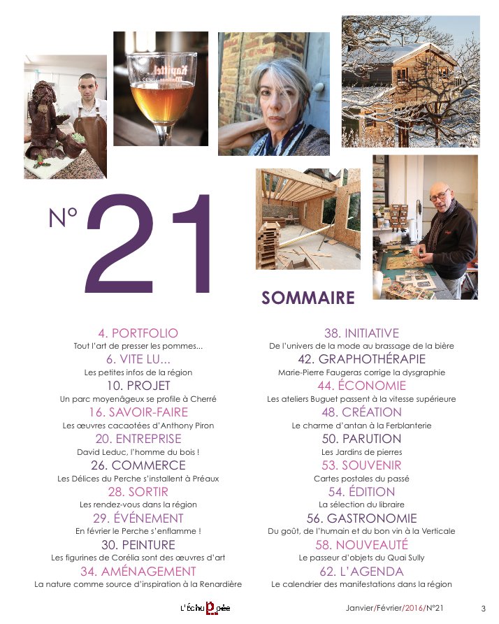 Echappee2L's tweet photo. Le sommaire de ce numéro de rentrée, des plus variés ! https://t.co/jLRAuUd3Qx