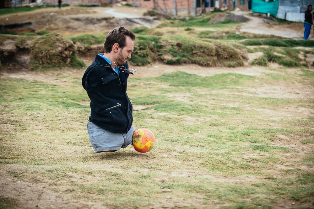 Nick Vujicic Twitter पर: "I love being put to the test. I may have  #99Challenges, but #soccer isn\