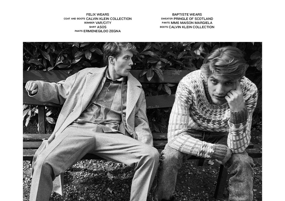 successmodels's tweet photo. #FelixGesnouin and @BaptisteRad for @RedMilkMag #TheManIssue shot by #ByronMollinedo styled by @RebeccaBaglini https://t.co/OrcWc1Igg2