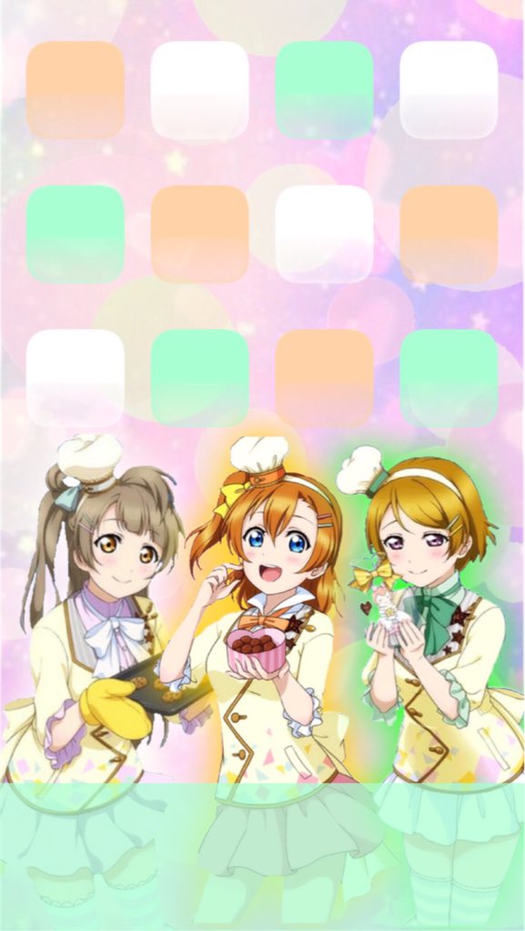 lovewingbellrin's tweet photo. μ'sロック画面、Printempsホーム画面です！
保存をしてくれる方はRTしてくれると嬉しいです(*¨*)
#1mmでもいいなと思ったらRT 
#加工
#ラブライブ https://t.co/IYM6Tgr7iU