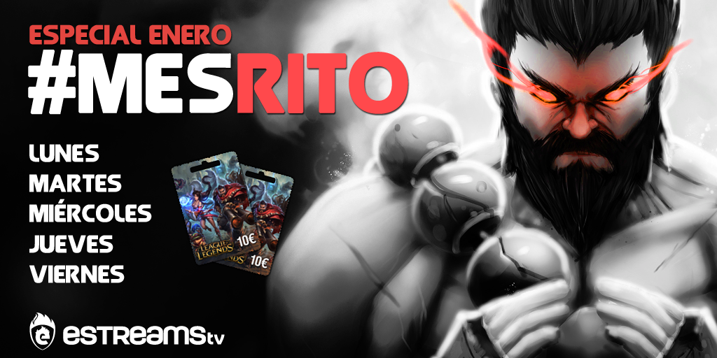hud_gg's tweet photo. ¡Llega el #MesRito a #eStreams!
Participa en el especial enero y llévate 10€ en RP.
https://t.co/GsIe6Re1Kv https://t.co/IwgAGmqpCj
