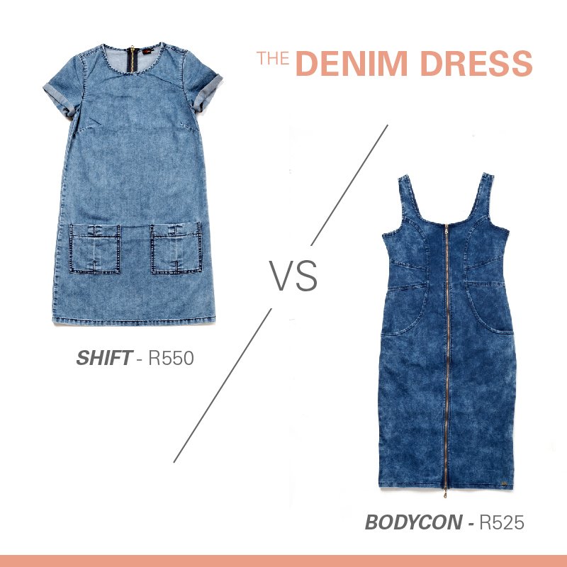 truworths denim dresses