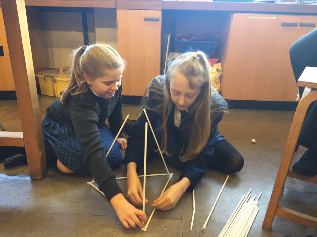 SandHighScience's tweet photo. Year 7 Science club making marble towers today @SandbachHigh #energychanges https://t.co/k6ToYro7eB