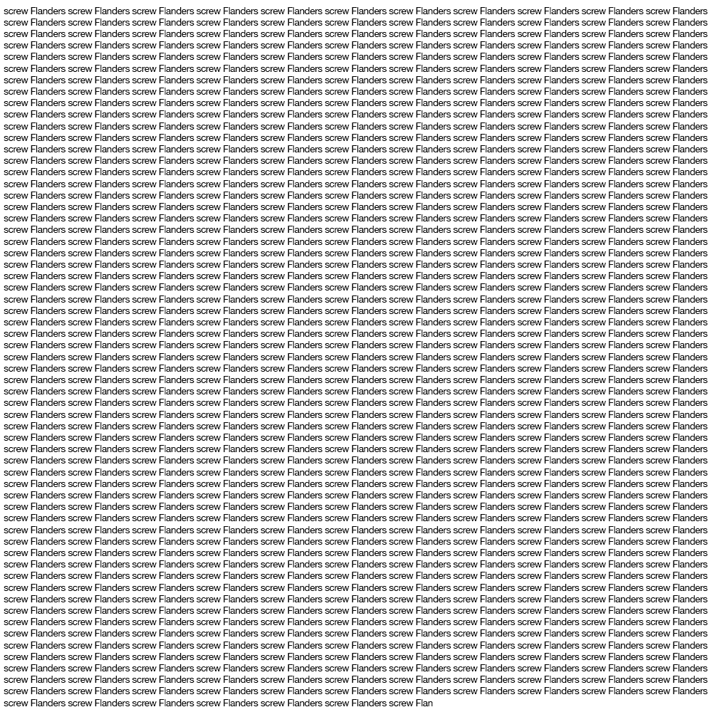 megabren's tweet photo. 10,000 characters? Screw Flanders.
#Twitter10k
#ScrewFlanders
#TheSimpsons https://t.co/ABPlIbdIZB