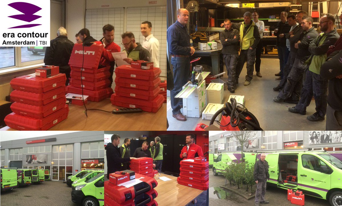 Dankzij @Hilti_NL gaan we met ons nieuwe gereedschap geheel stofvrij het nieuwe jaar in. Dankjewel #Hilti!