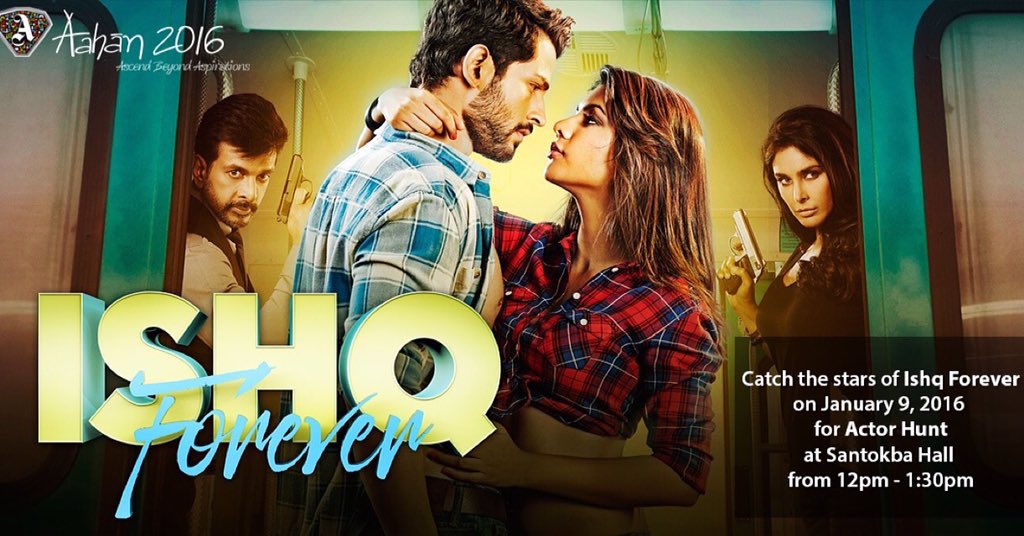 UpgAahan's tweet photo. Catch the stars of Ishq Forever on January 9, 2016 for Aahān's Actor Hunt in Santokba Hall!
#ActorHunt #aahan2016 https://t.co/NFM9DEatrf