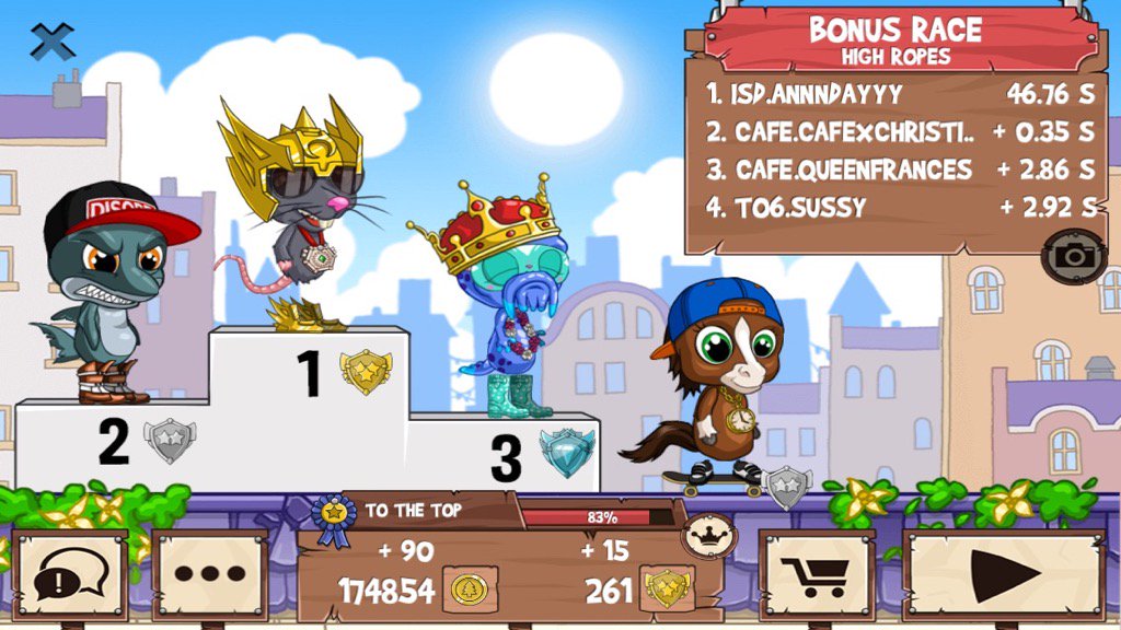 LTXANNNDAYYY's tweet photo. Took Cafe's leader out! Good game 👍🏼 @TheFunRun #funrun2 #CafexChristian #QueenFrances https://t.co/ExUiC8AmuH