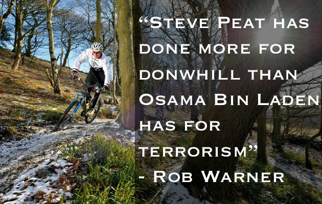 mbrmagazine's tweet photo. The legend that is @stevepeat features in today's #WarnerWednesday https://t.co/d216itsIWg