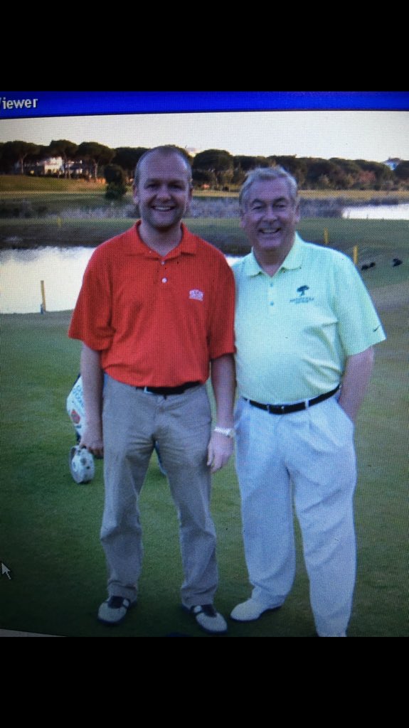 Jayfish888's tweet photo. Christy Oconnor jnr Played 9 holes at San Lorenzo with him and his brother a few beers in the bar after #golflegend https://t.co/9Gv62cHjsi