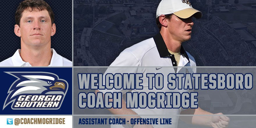 توییتر \ Georgia Southern Football در توییتر: «Pending final approval, your new OLine Coach, Allen Mogridge … @coachmogridge … Welcome! /pSFvmZiaho» توییتر \ Georgia Southern Football در توییتر: «Pending final approval, your new OLine Coach, Allen Mogridge … @coachmogridge … Welcome! /pSFvmZiaho»