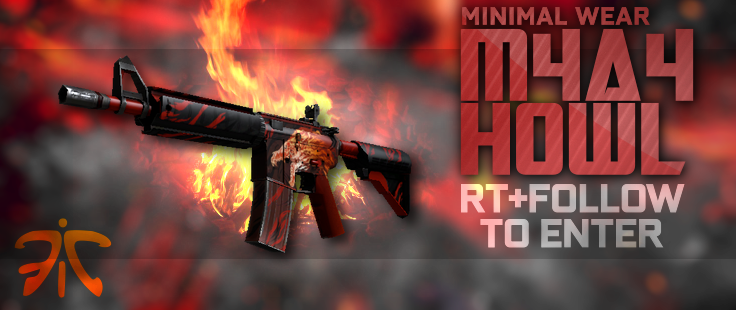 JW1's tweet image. Giveaway of a M4A4 Howl (MW) to celebrate 2016!

Retweet &amp;amp; Follow me (@jwCSGO)

Will pick the winner next week!