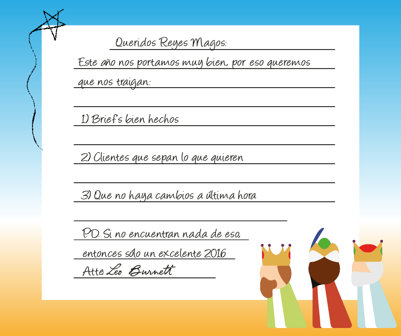 Nuestra carta a los #ReyesMagos.
Deseos de un burnettero.