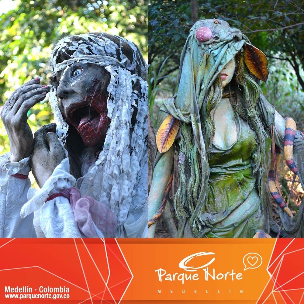 En nuestro divertido #tren de #MitosyLeyendas, encontrarás a la #Llorona y a la #MadreMonte ... ¿Cuál te gusta más?