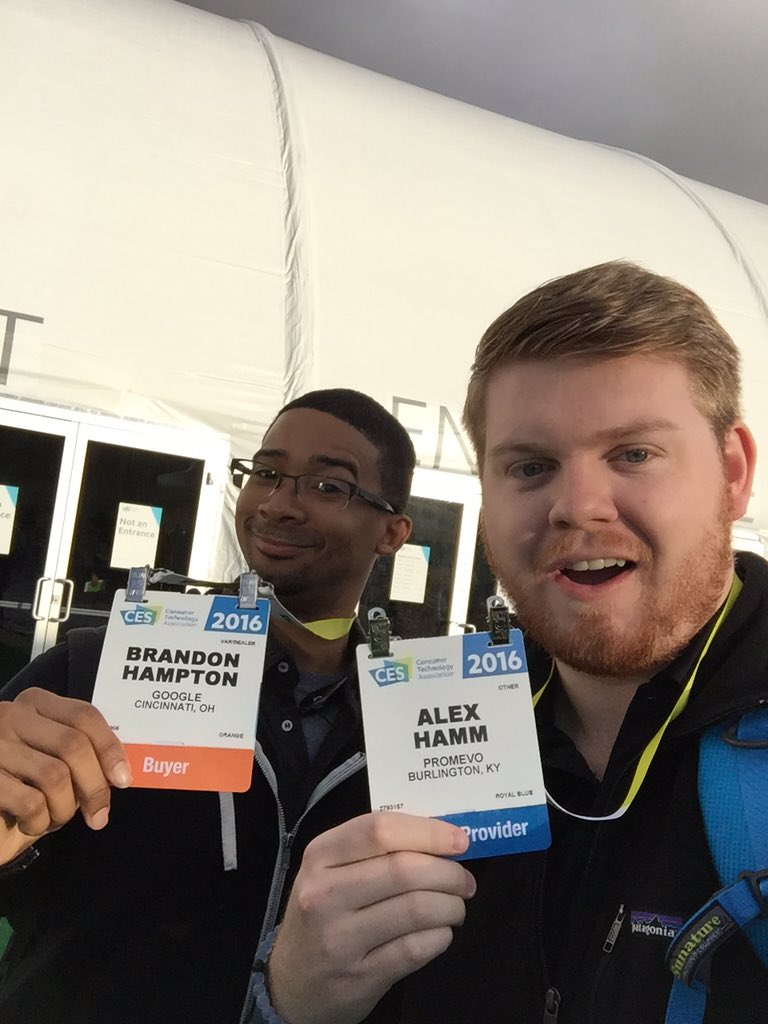 Promevo's tweet photo. Coffee consumed, devices charged. Ready for day 1 of @CES #CES2016 #promevo https://t.co/A2cY9tZYwp