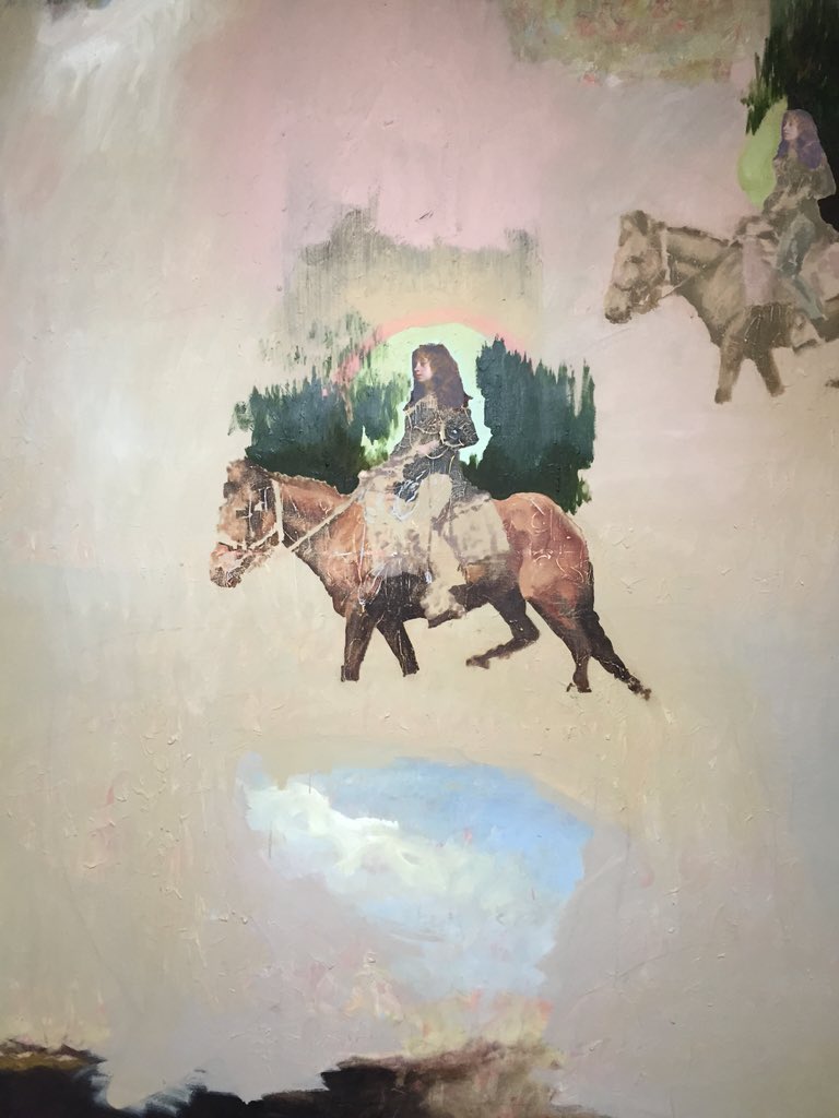 Cavalierofinn2's tweet image. Love the new cowboy painting @HelenBallardie hope the PV goes well tonight @EmbassyTea #ultima grp show @ascstudios