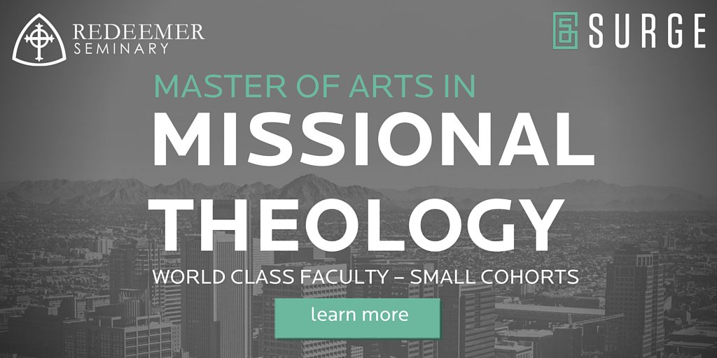 SurgeNetwork's tweet photo. MTC, in partnership with @RedeemerSem, is offering a M.A. in Missional Theology. Learn more https://t.co/MeSVzRBRu9 https://t.co/wO84T4OKDz