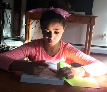 Hollie_65's tweet image. Amanda working on her Analytical Grammar... #analyticalgrammar