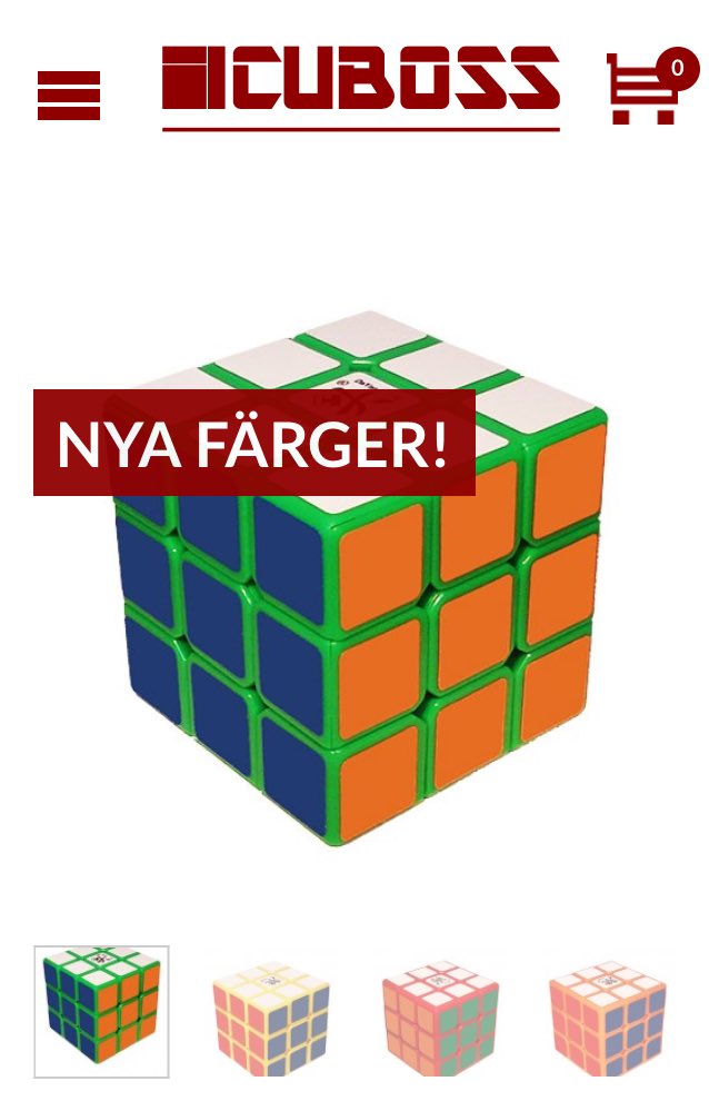 CubossSE's tweet photo. Nu har vi vår populäraste kub i fem nya färger. Måste ses! https://t.co/FaBcvZQgkS #DayanZhanchi #rubikskub #pussel https://t.co/DzHlmjQTpP