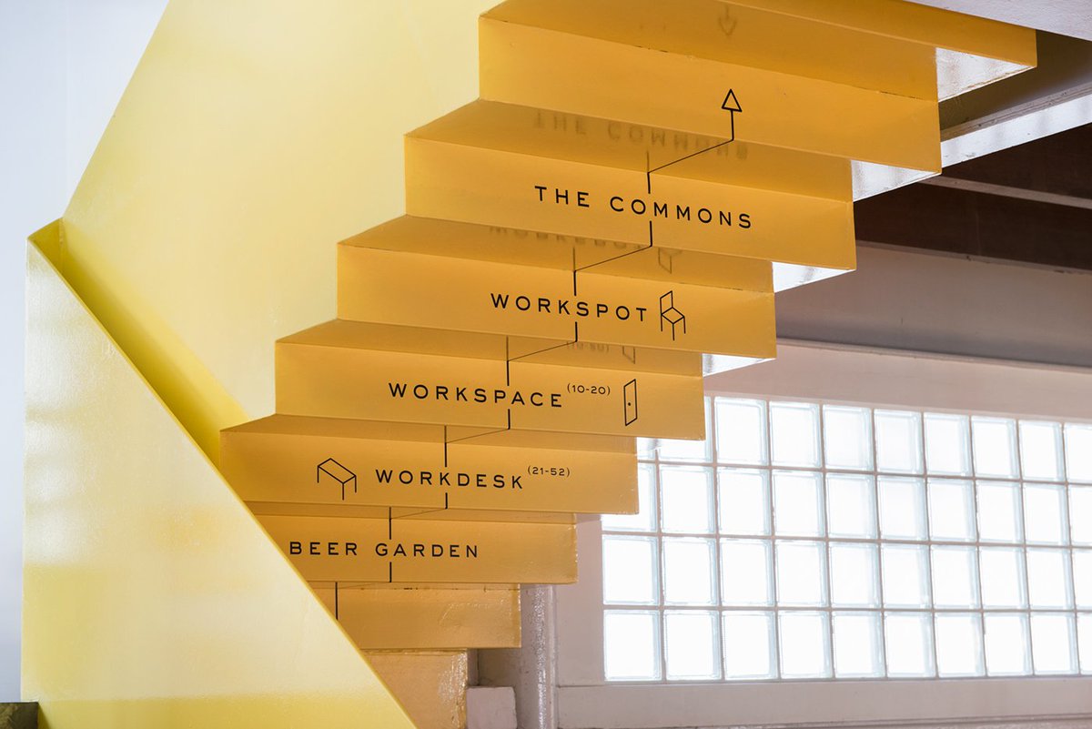 blockworkdesign's tweet photo. love love love this way finding signage from @foreignpolicydg #wayfinding #signage #graphics https://t.co/T9uifX6YHc