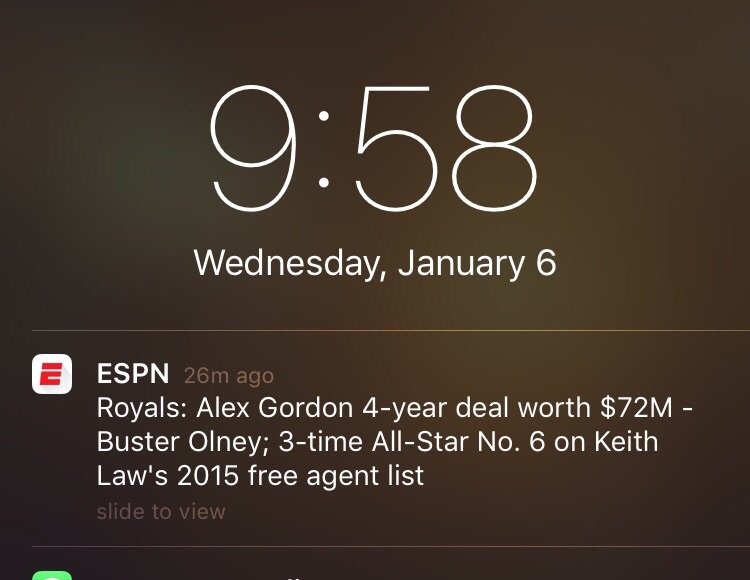 lettianne's tweet photo. when you wake up to great news @colebrownpdx @da_horton @ea_horton @LeggoMy_KHo  #wishwehadZobristTho #royals https://t.co/jDWeBsTq2c